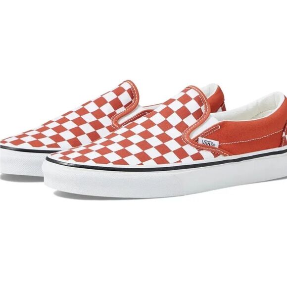 Vans Classic Slip-On Color Theory Checkerboard Bossa Nova Shoes - Picture 3 of 11